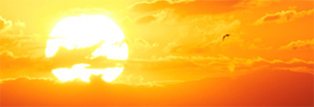 Illustration: Sonnenuntergang