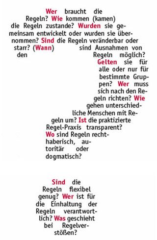 Schmuckbild: Anforderungen an Regeln