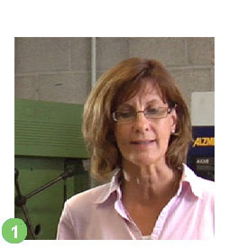 Foto: Ausbilderin Frau Mallmann